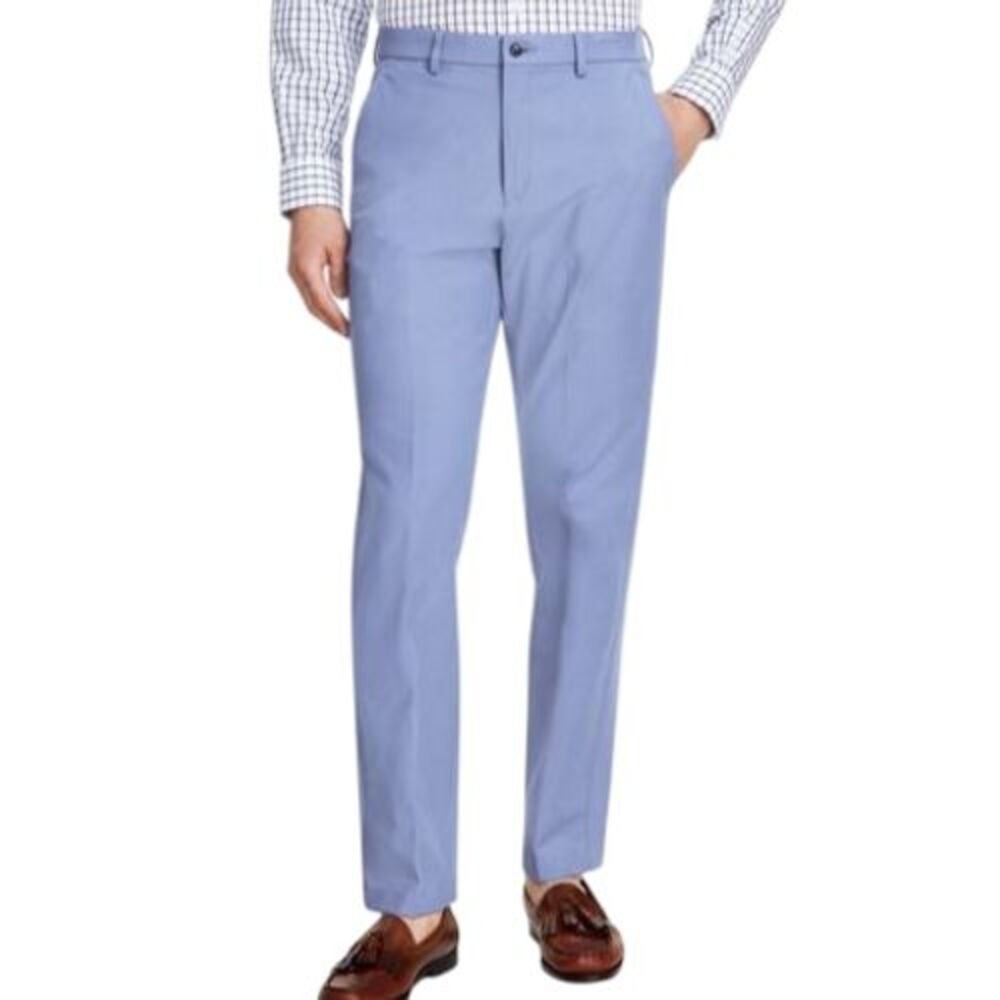 Michael Kors Men's Classic Fit Cotton Stretch Pants Sky‎ Blue NWT 42W x 30L